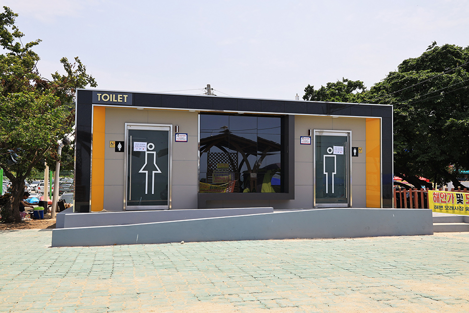 십리포해수욕장 야영장