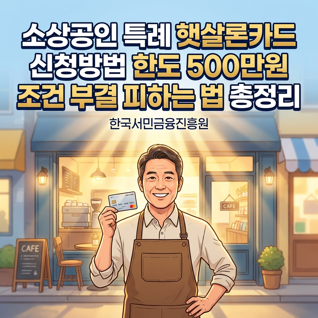 소상공인 특례 햇살론카드