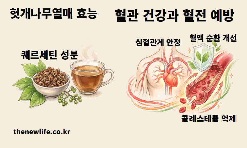 헛개나무열매 효능 혈관 건강 혈전 예방