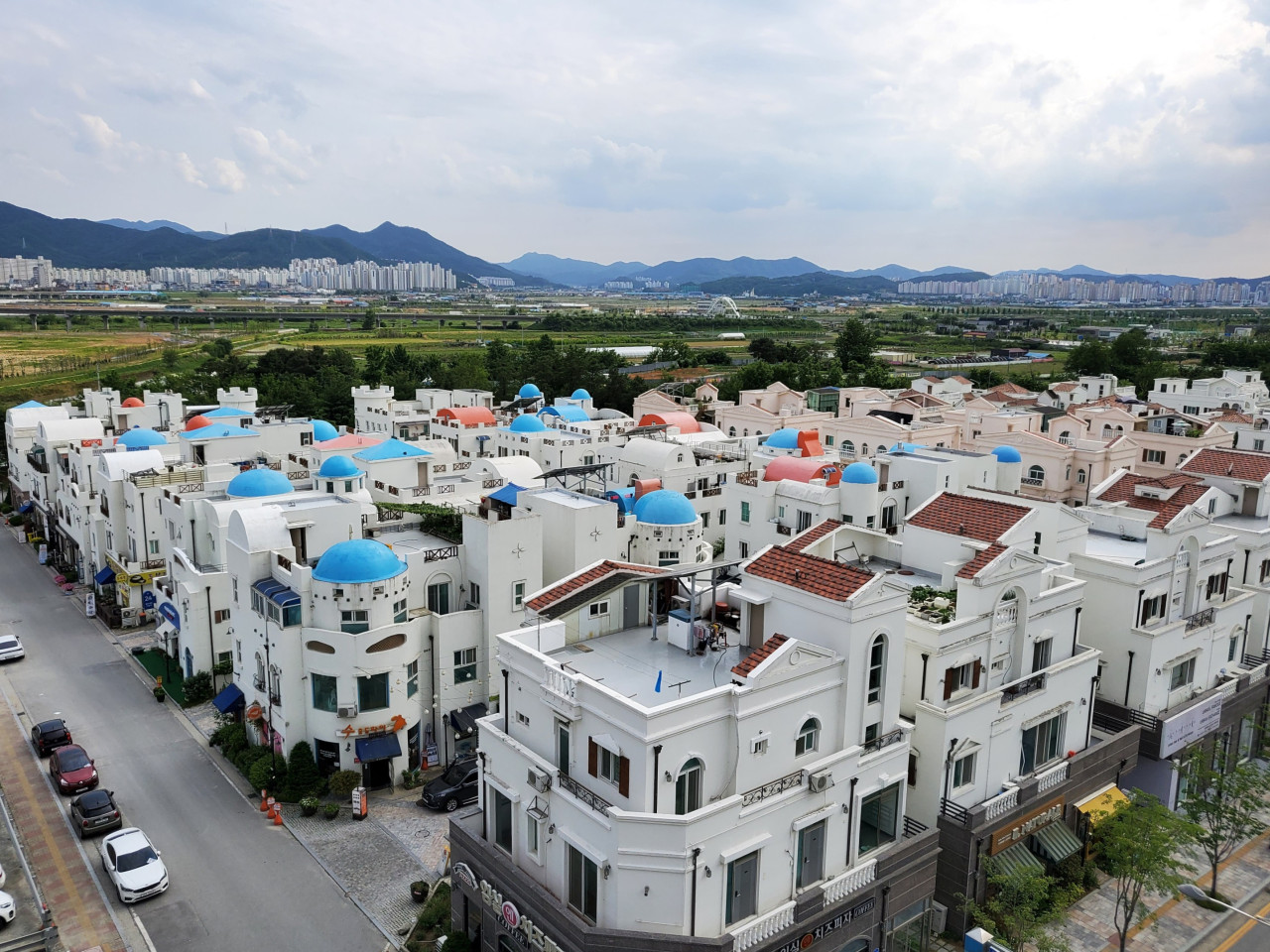 아산 지중해마을 전경 사진