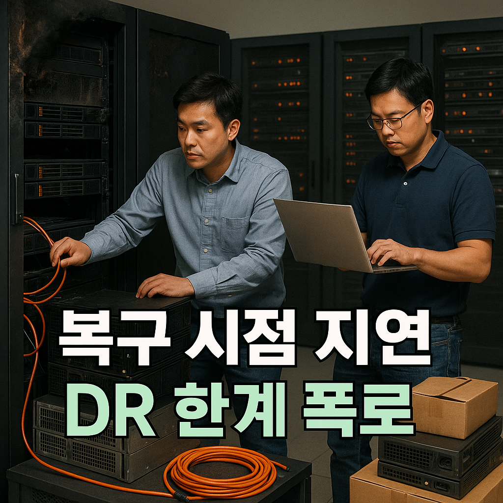 복구 시점 지연 DR 한계 폭로
