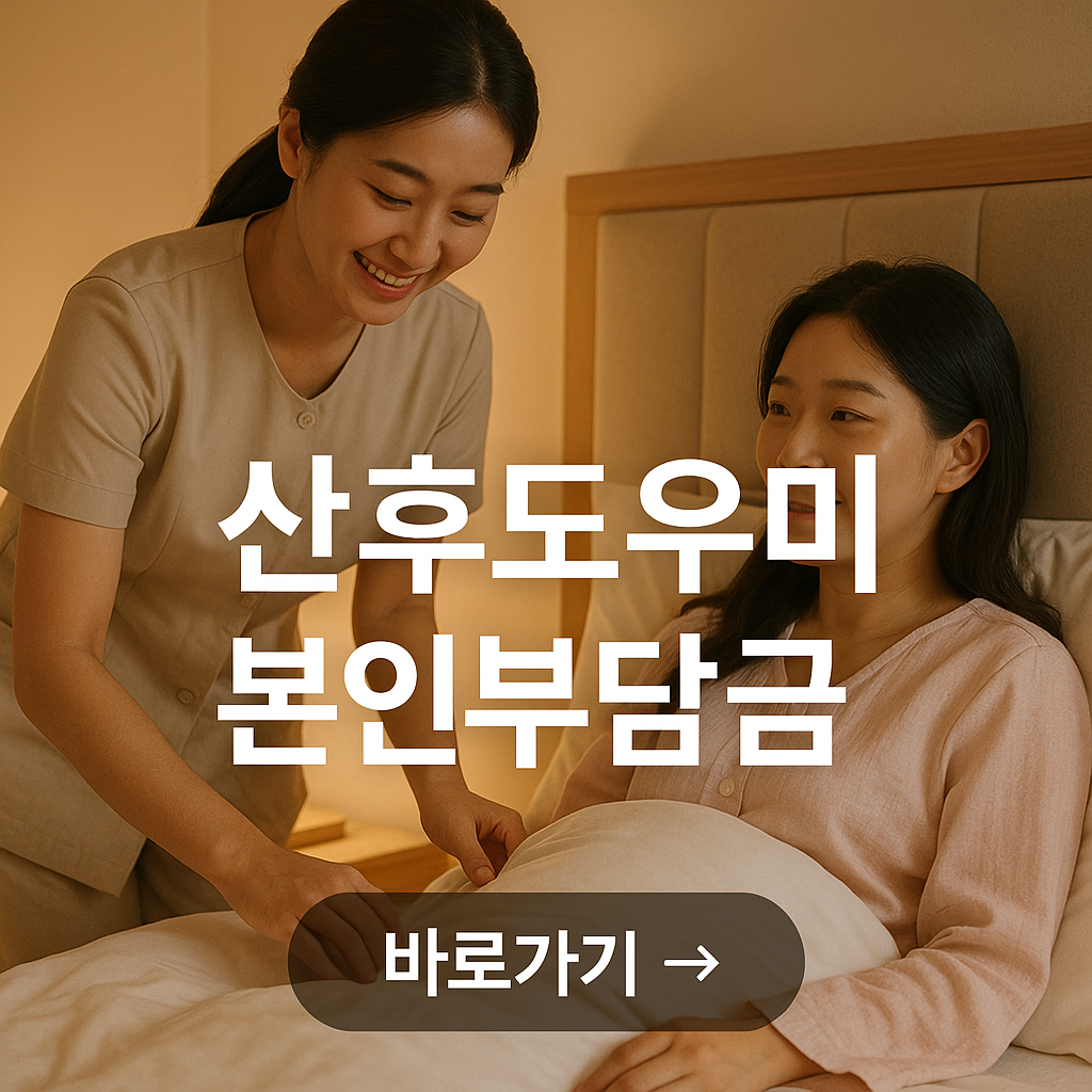 산후도우미 본인부담금