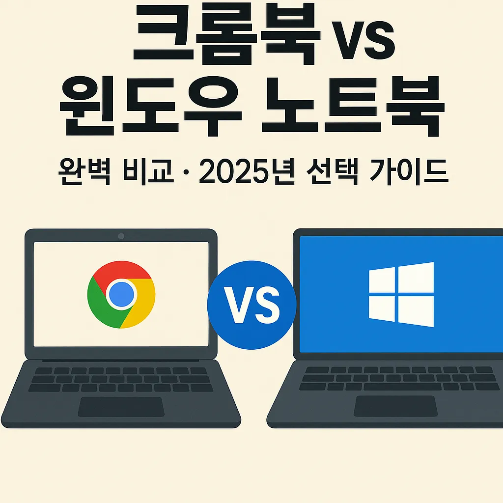 크롬북 vs 윈도우 노트북 완벽 비교