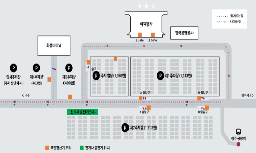 청주국제공항 주차장 위치
