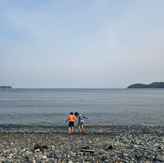 거제 학동 몽돌해수욕장 사진