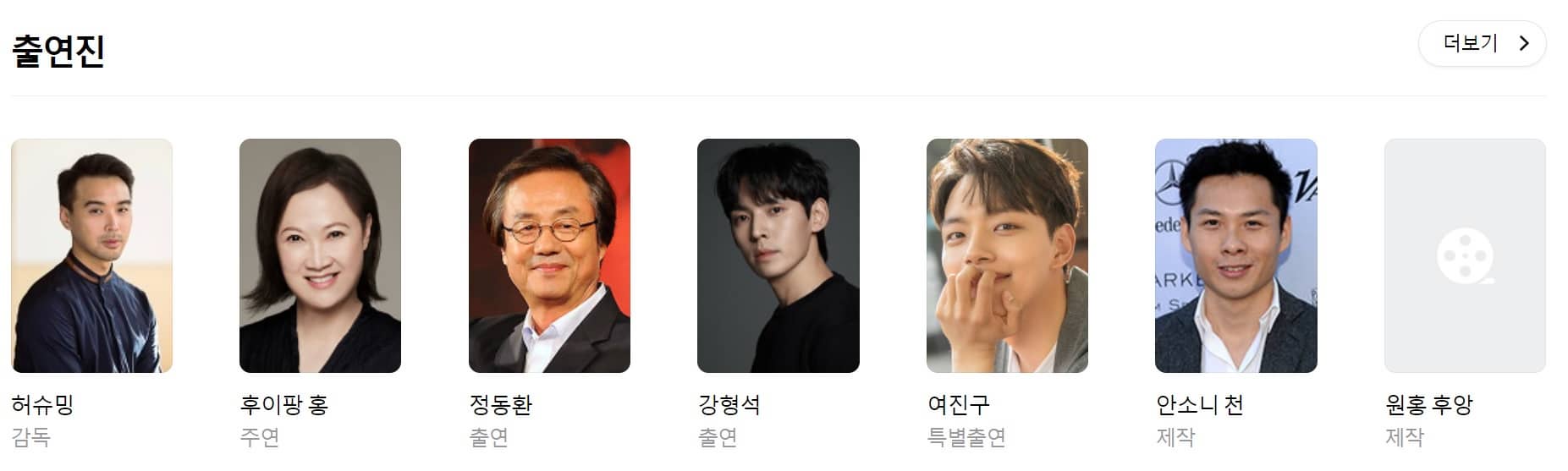 영화 출연진