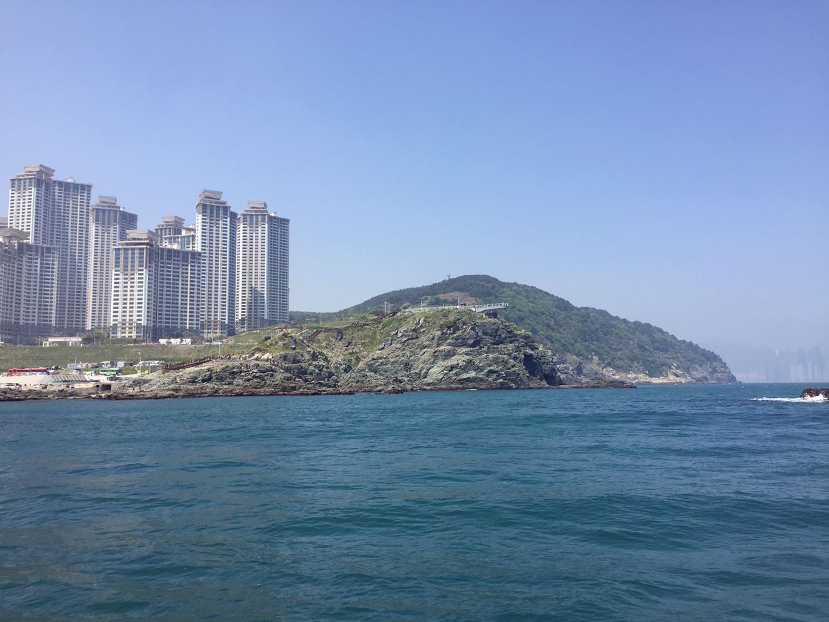 오륙도SK뷰 앞바다