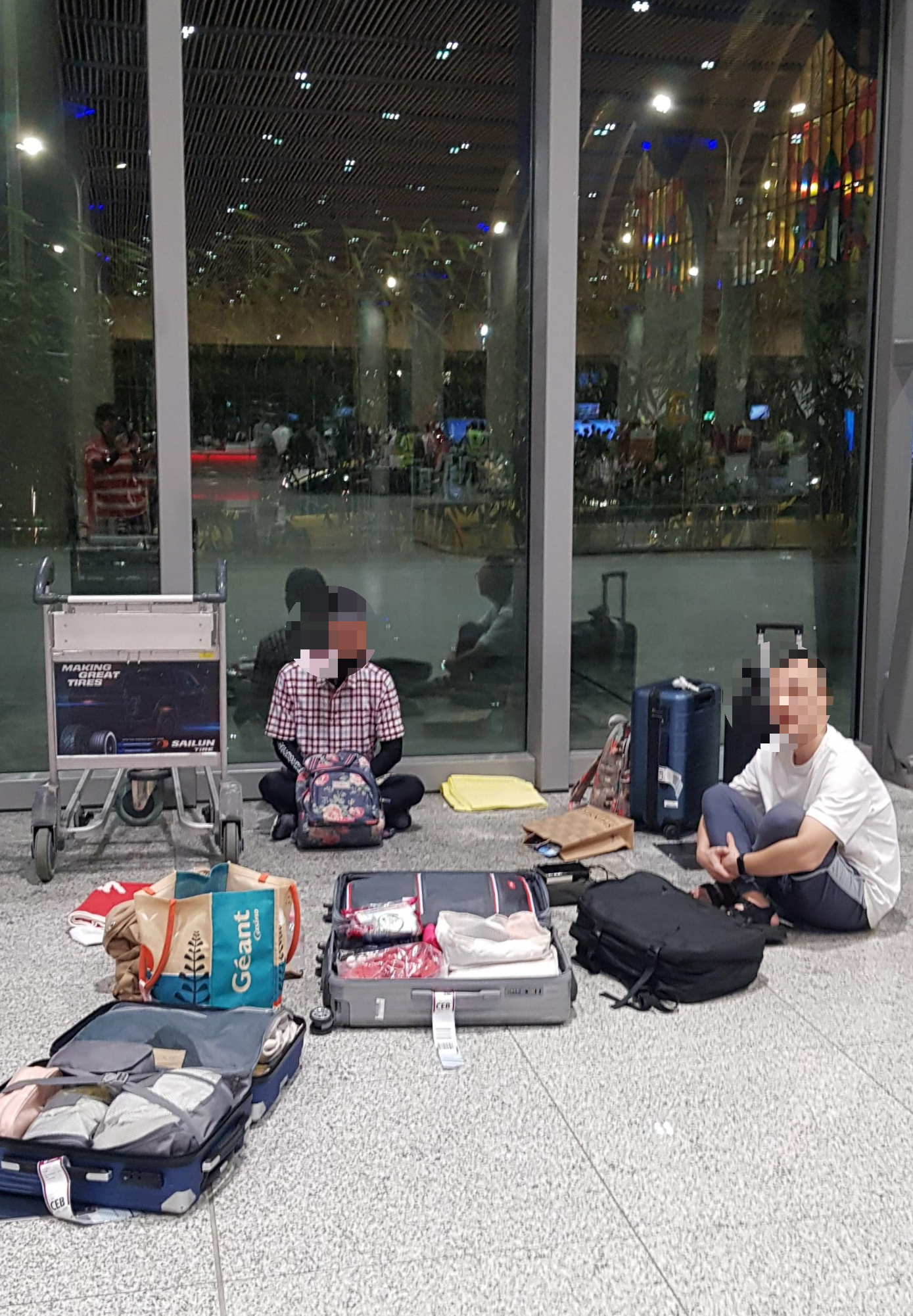 세부 막탄공항 대기
