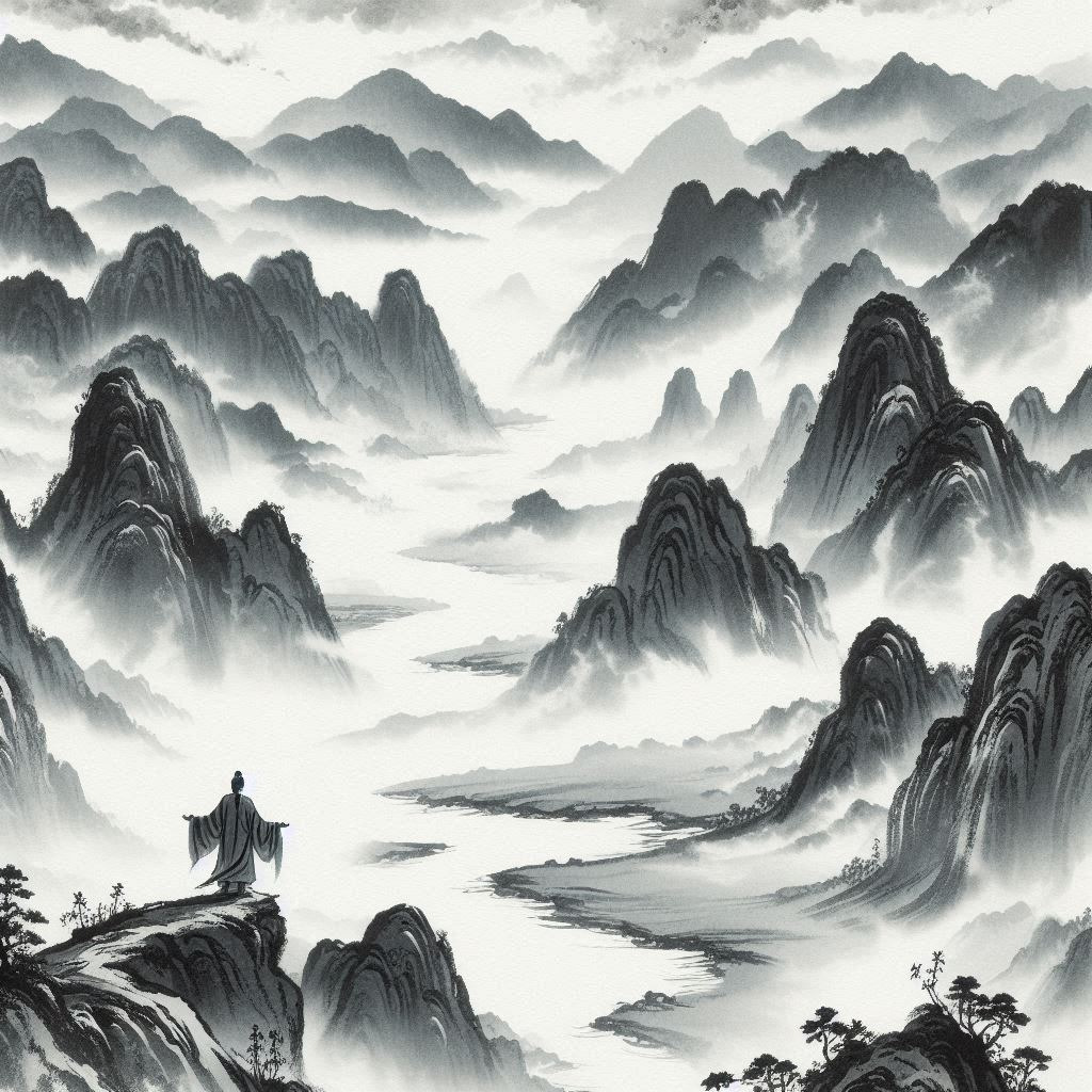 An image of the world becoming disordered and collapsing when one tries to grasp it artificially.
