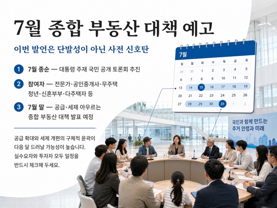 77월종합부동산대책예고