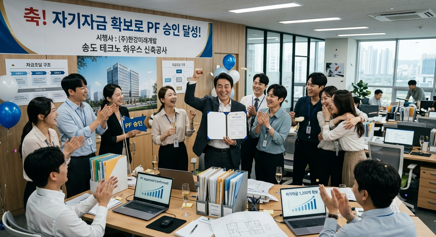자기자금 확보로 PF 승인을 받은 시행사의 전략