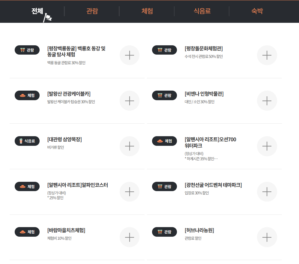 평창군 디지털관광주민증 혜택 안내 2