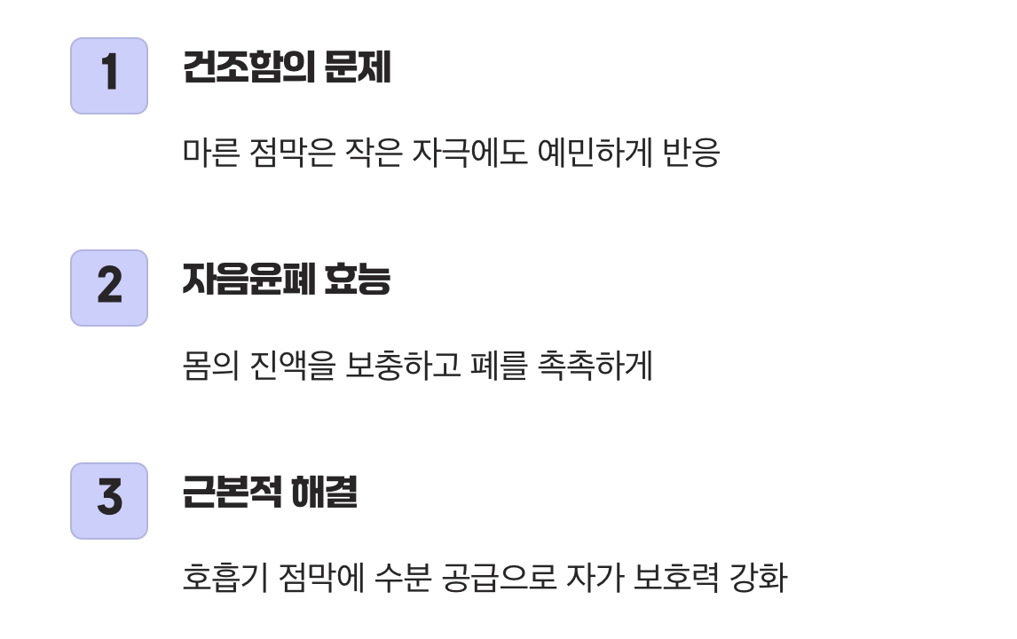 목속 천연 가습기