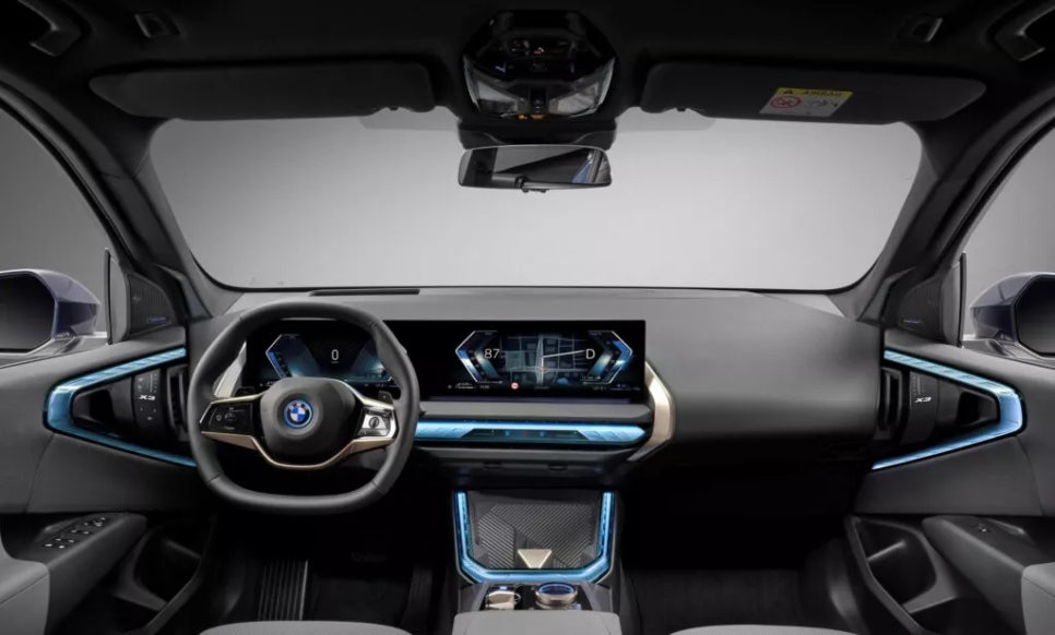 2025 BMW X3 풀체인지 실내 인테리어