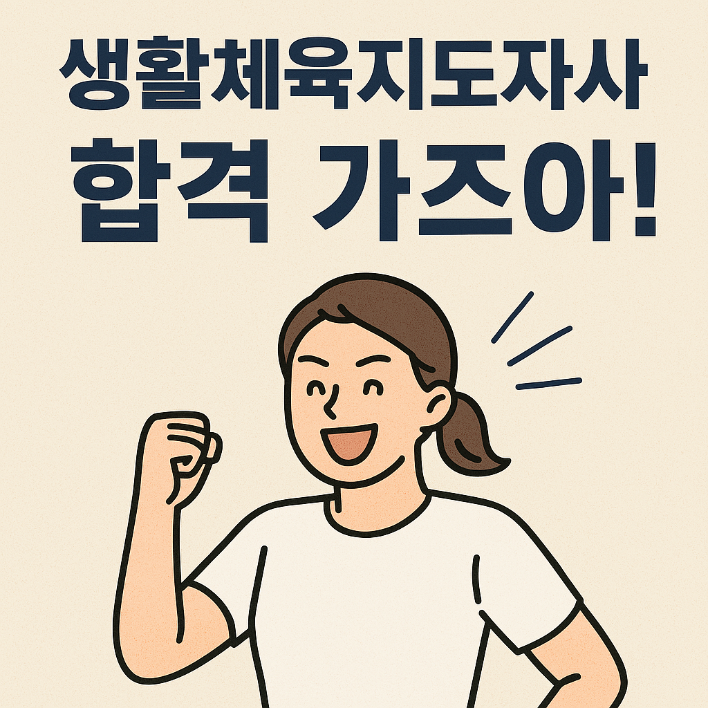 2급 생활체육지도자 필기 완벽 정리 ✅|최신 기출·과목별 팁까지! (과목, 구성, 암기전략, 출제비율, 꿀팁, 질문)