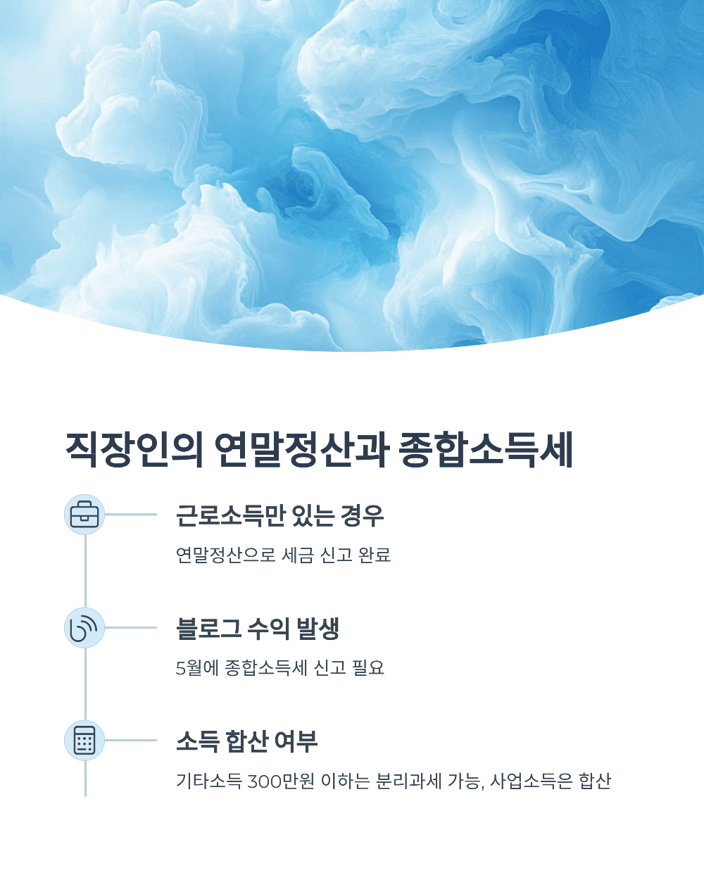 2025년 직장인 블로그 수익 종합소득세 안내