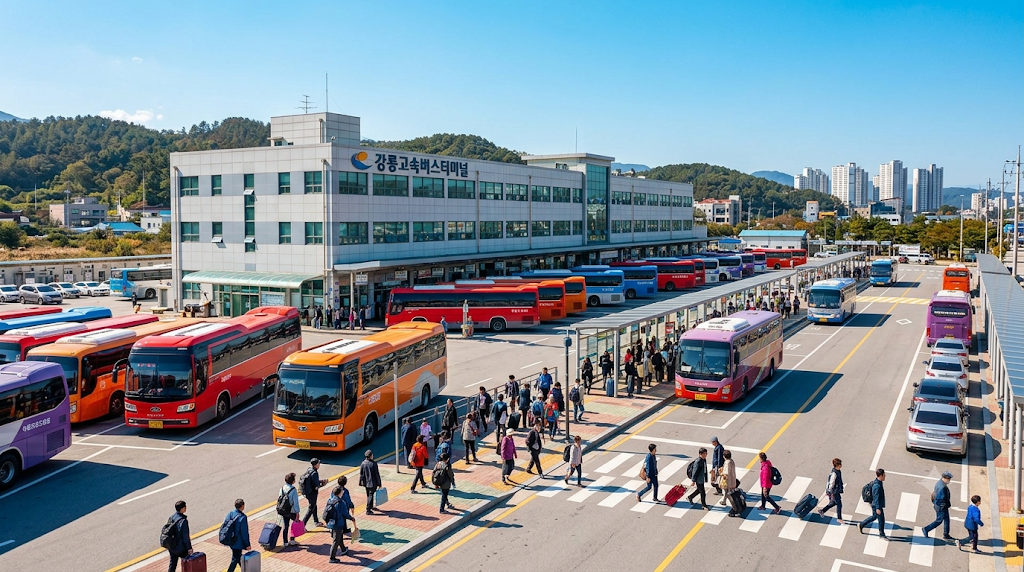강릉고속버스 터미널 시간표 및 KTX요금 비료