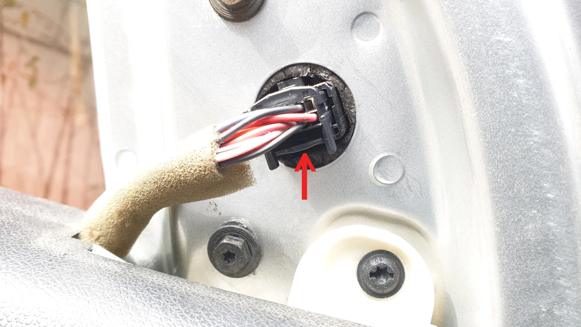 사이드미러 전원 잭