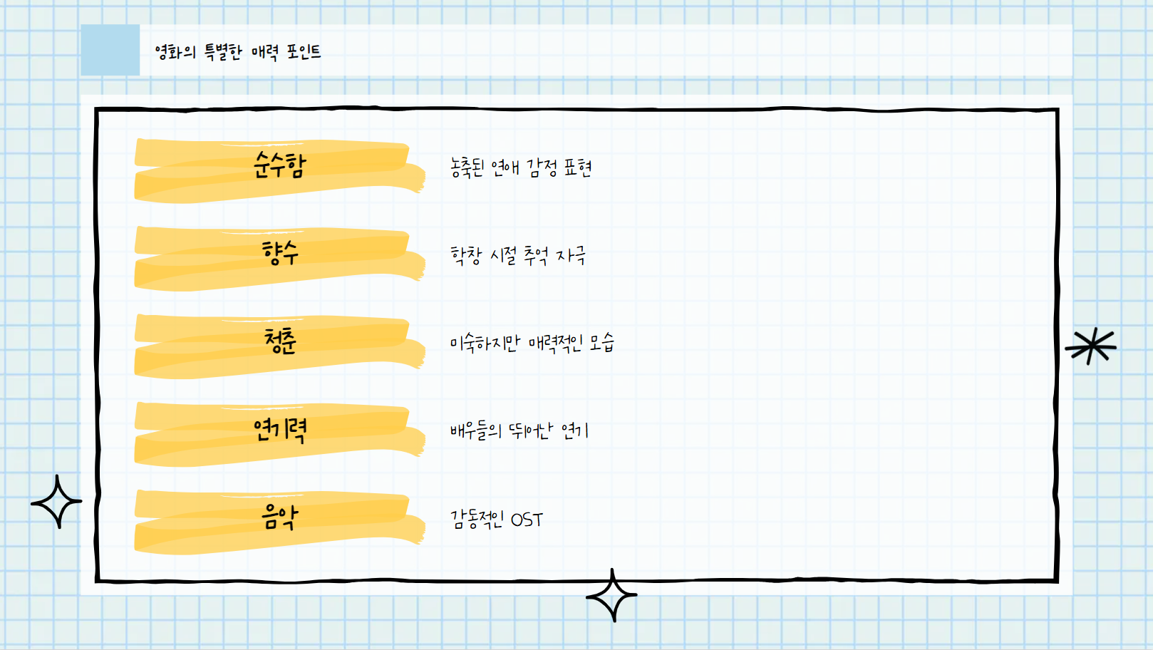 영화의 특별한 매력 포인트 관련 사진