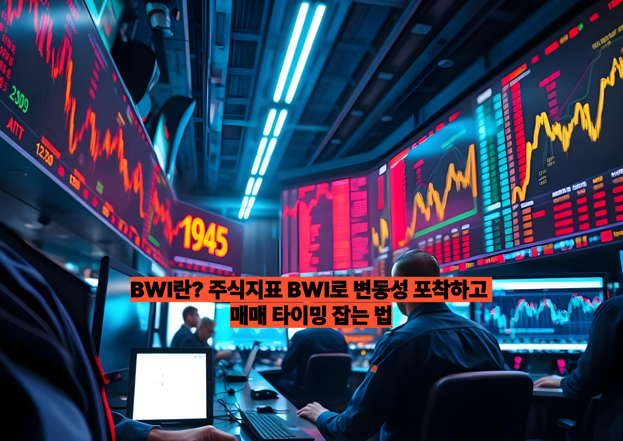 BWI란? 주식지표 BWI로 변동성 포착하고 매매 타이밍 잡는 법