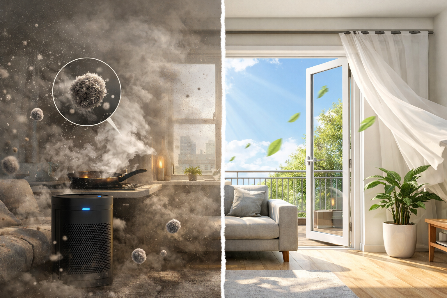 실내 공기 질이 건강을 바꾼다: 미세먼지&middot;환기 방법 완벽 정리