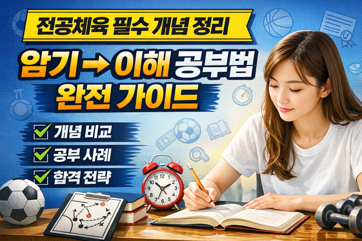 전공체육 필수 개념 정리: 암기에서 이해로 바꾸는 공부법 완전 가이드