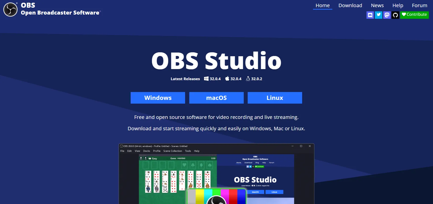 무료 PC 화면 녹화 캡처 OBS Studio