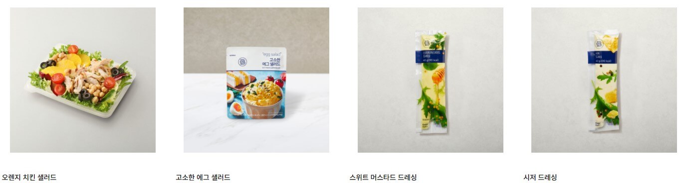 오렌지 치킨 샐러드