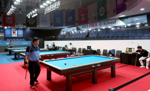 PBA 큐스쿨 1라운드 경기 사진