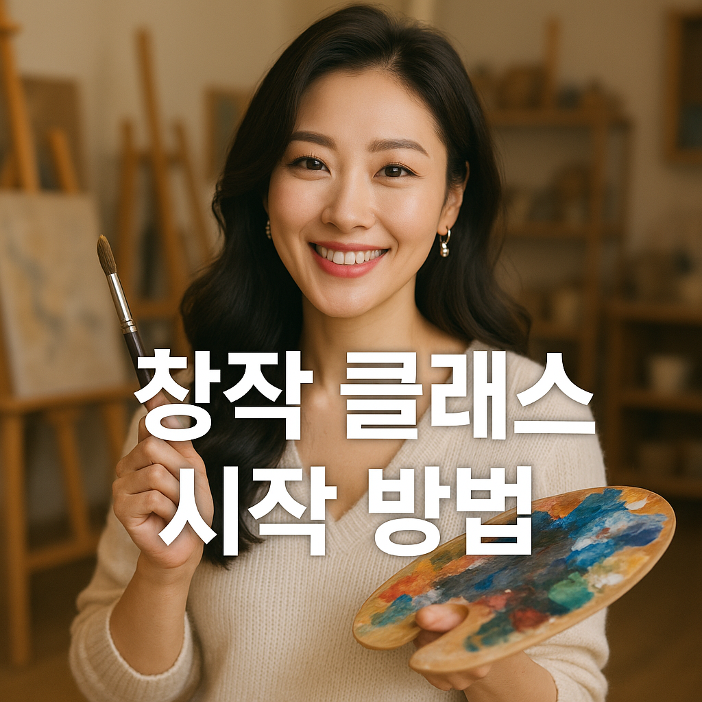 창작 클래스 시작방법