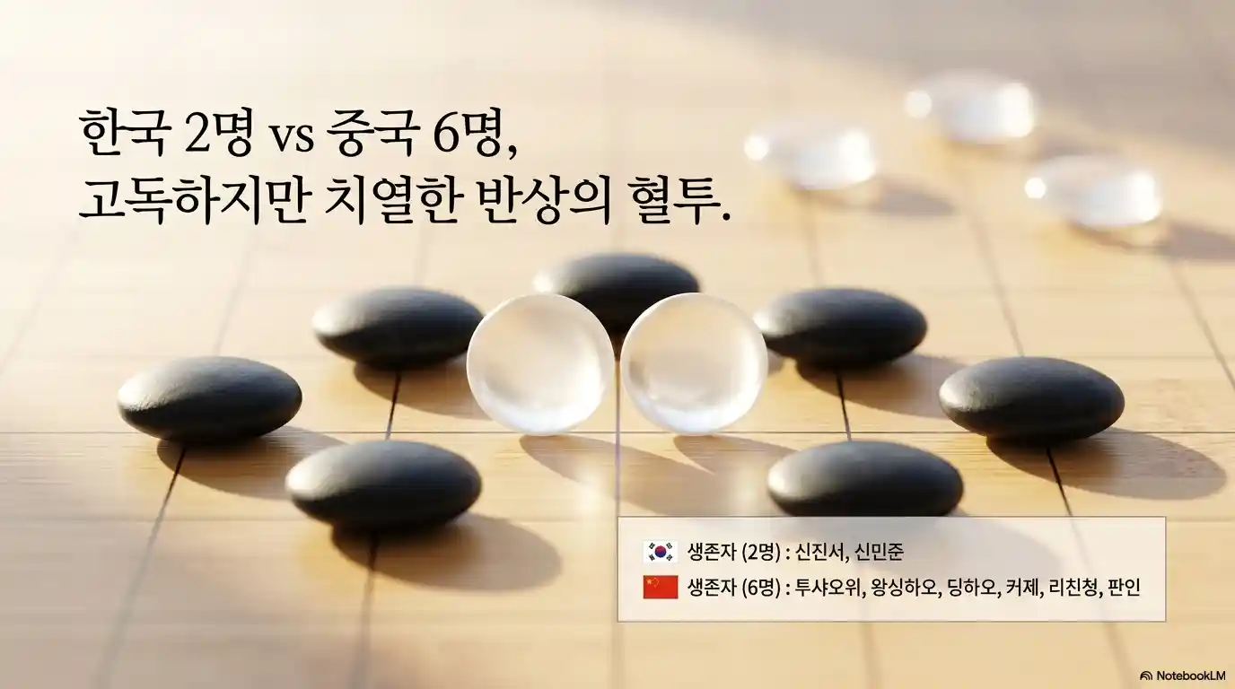 춘란배 8강 국가별 현황 한국 2명 중국 6명 신진서 신민준 생존 - 투샤오위 왕싱하오 딩하오 커제