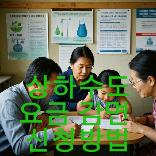 상하수도요금 감면 신청방법 A to Z