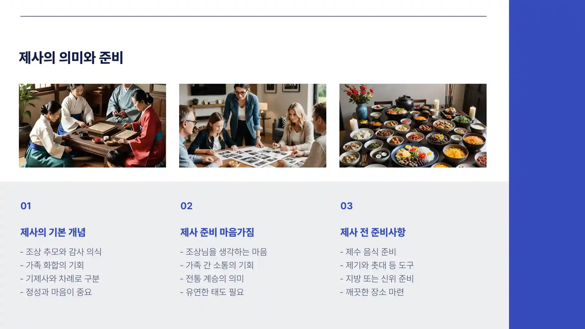제사 지내는 순서 방법