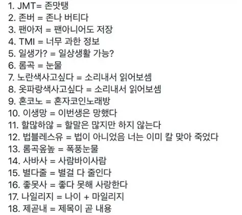 손주와 소통하는 신조어 공부