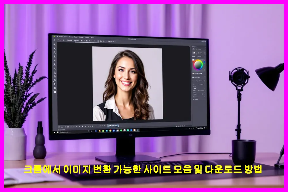 크롬에서 이미지 변환 가능한 사이트 모음 및 다운로드 방법