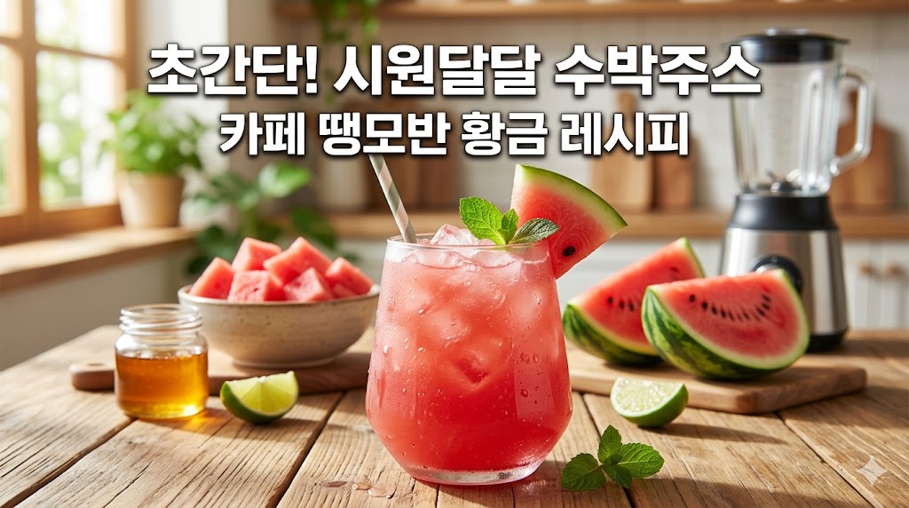 수박주스 만드는법