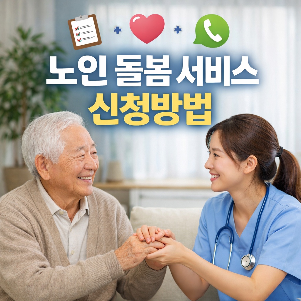 노인 돌봄 서비스 신청방법 한눈에 보기