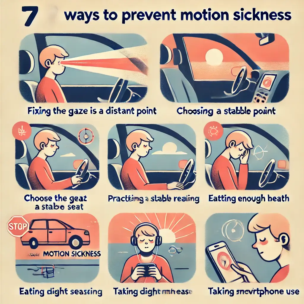 멀미 안하는 방법 7가지