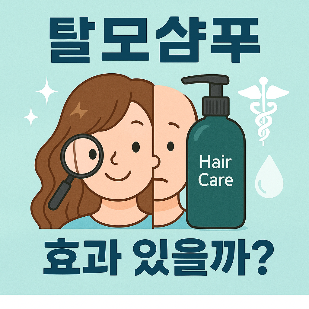 탈모샴푸? 비싼 돈 쓰지 마세요! 탈모 전문의가 알려주는 진실