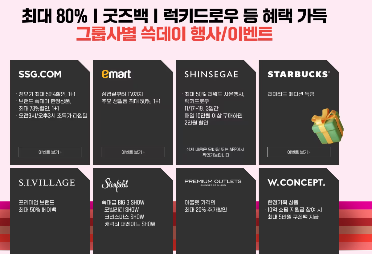 이마트 쓱데이 세일 역대급 할인