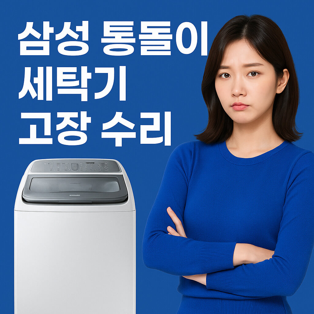삼성 통돌이 세탁기 고장 수리 예약 신청 방법