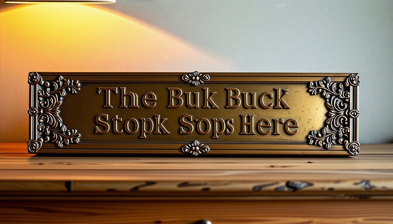 the buck stops here