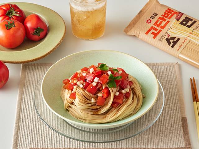 토마토 소면 토마토요리추천 토마토스파게티 레시피