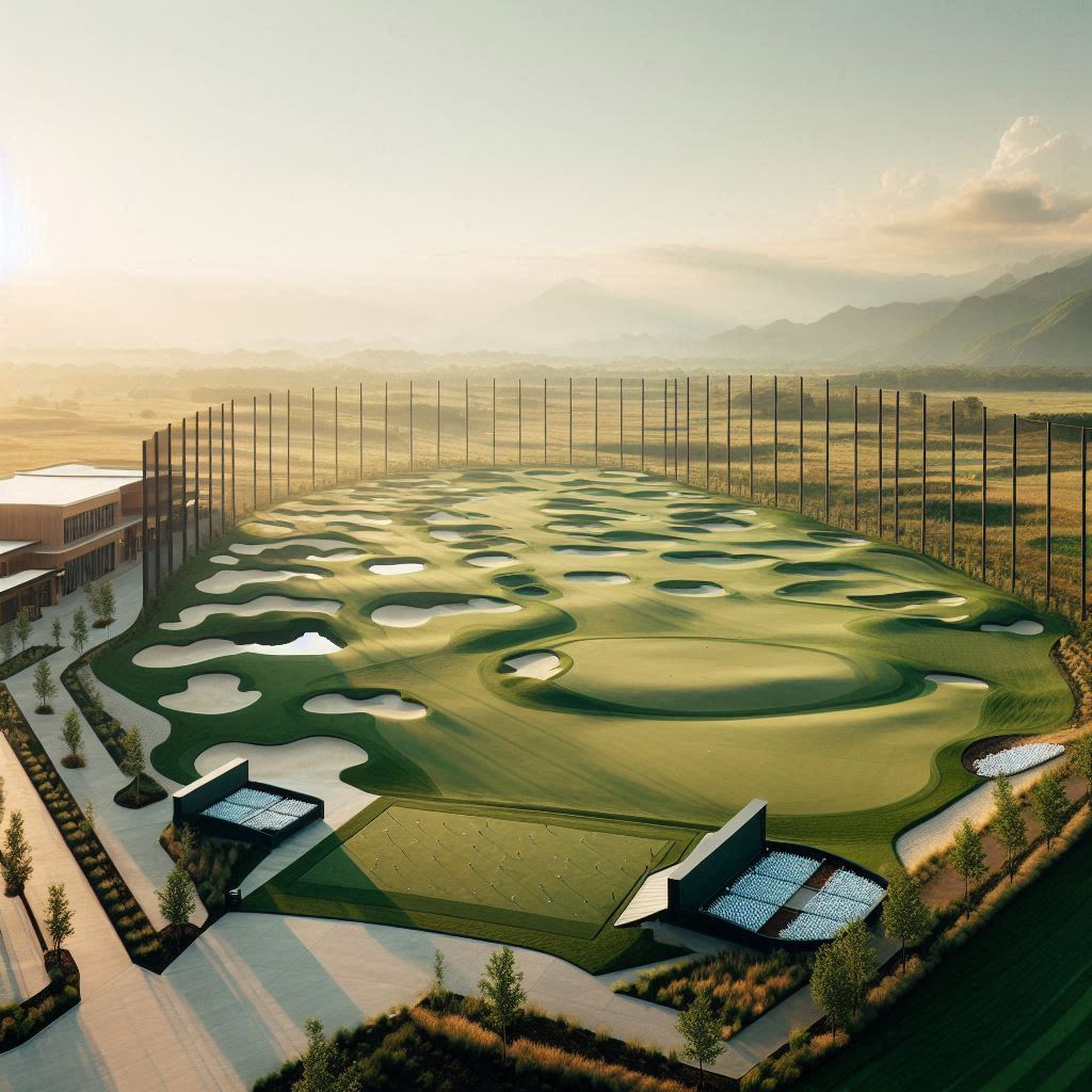 실외골프연습장 배경