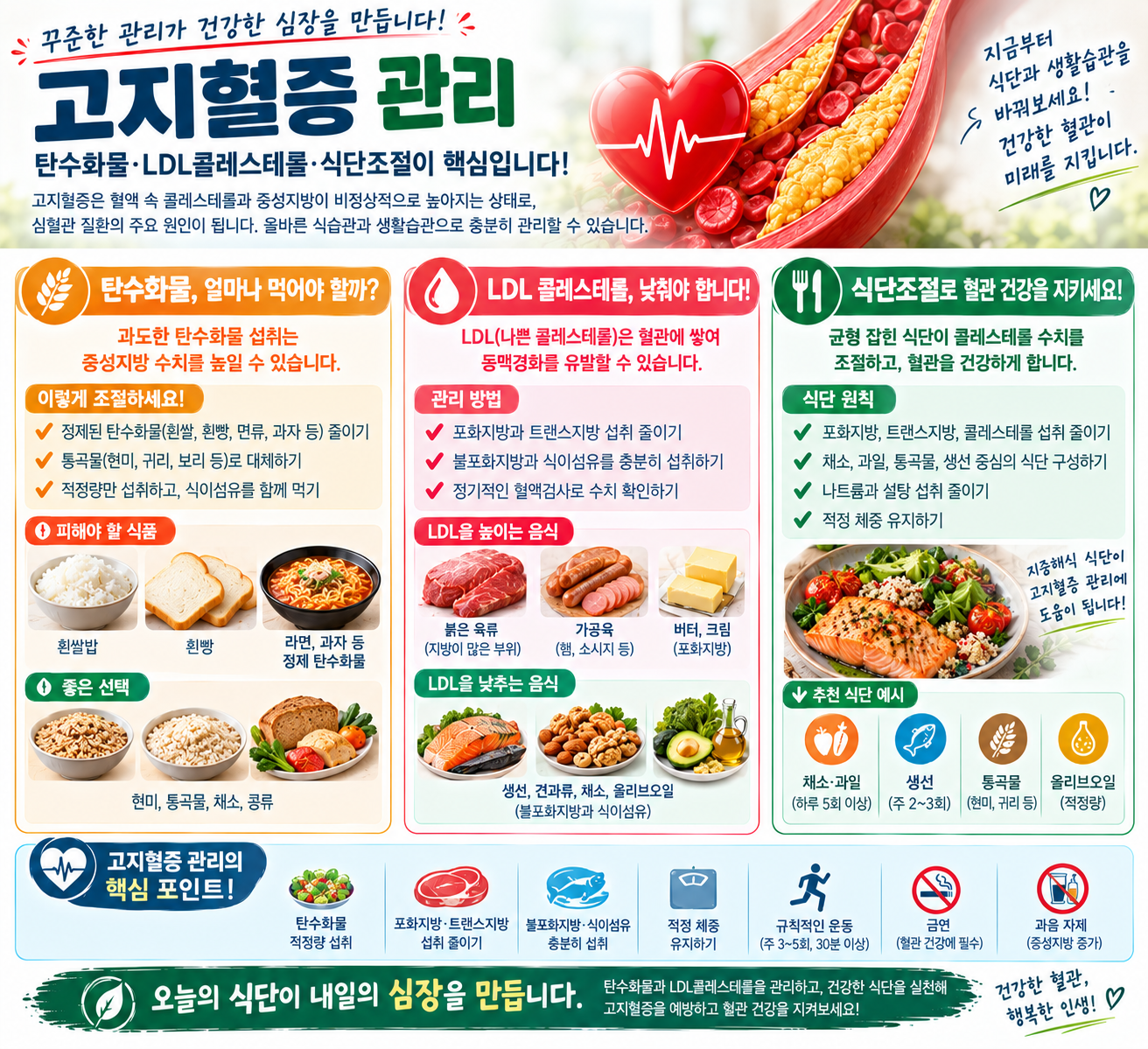 고지혈증 관리