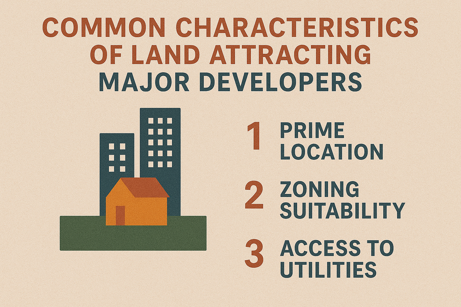 선호하는 토지, 그 공통된 특징은?