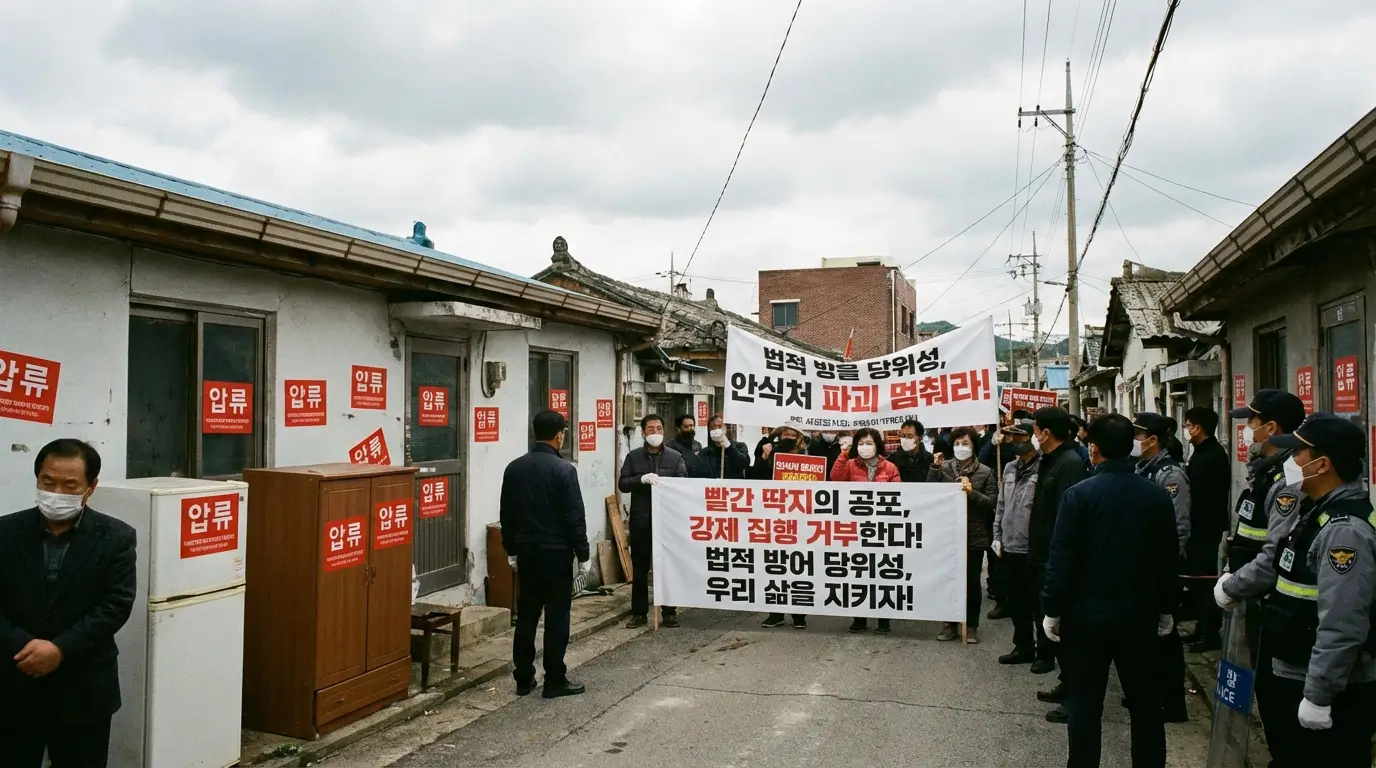 안식처 파괴 빨간 딱지의 공포 및 강제 집행 법적 방어 당위성