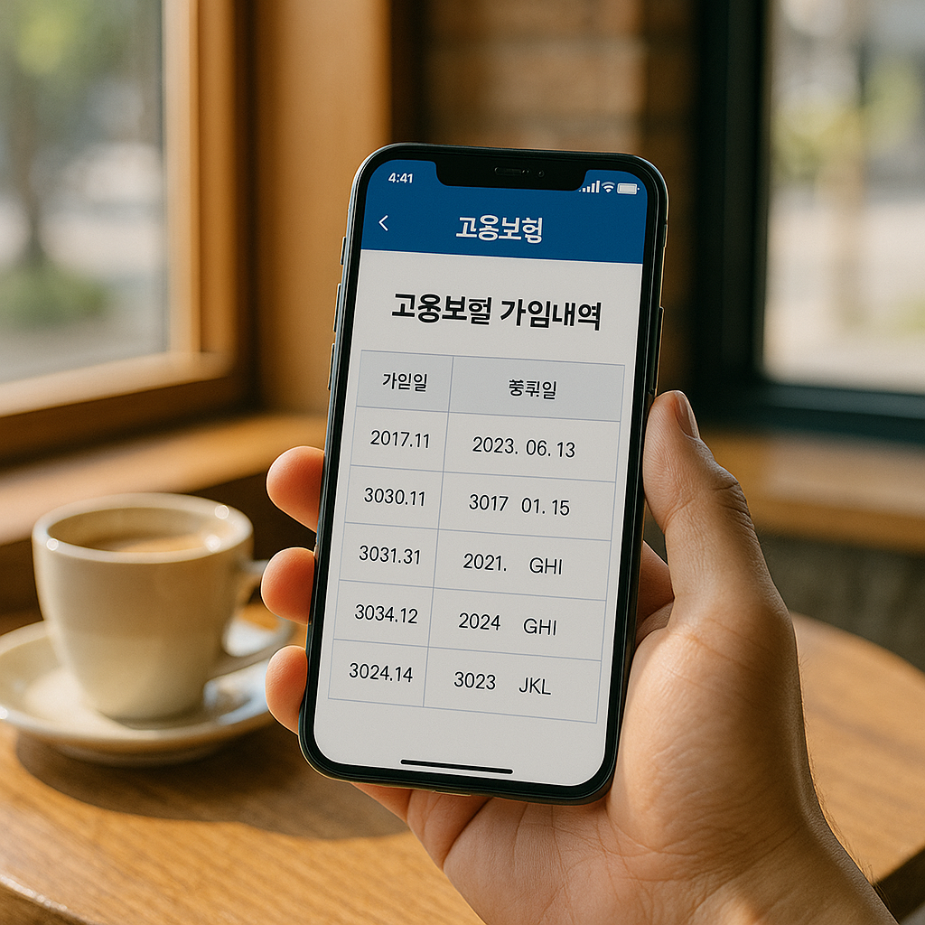 고용보험 가입이력 조회, 이렇게 하면 끝!