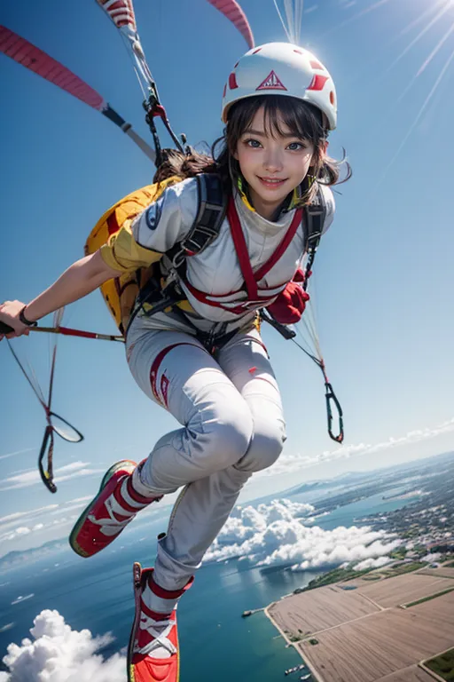 Stable diffusion AI Picture-Paragliding