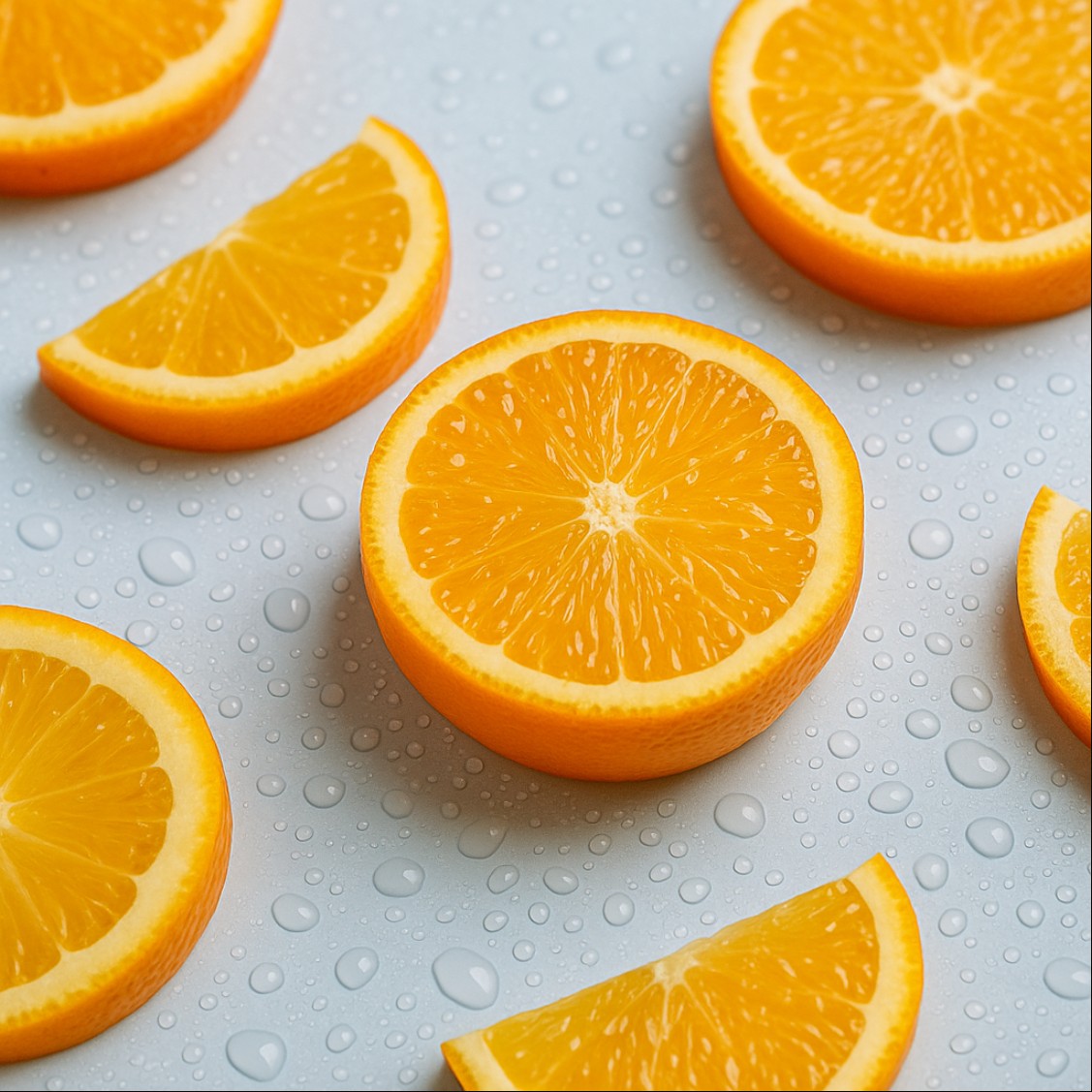 비타민C 하루 권장량 오렌지 신선한 슬라이스